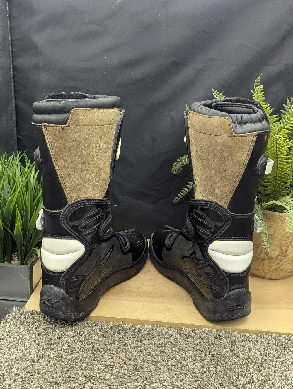 Alpinestars Tech 4 Motocross Boots Youth/Mens Size 6 Racing ATV Motorcycle